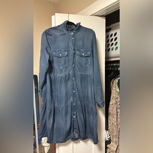 Denim flared dress from Velvet Heart